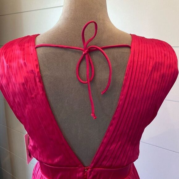 Jessica Simpson Pink Fit and Flare Midi Dress. Size: S - Picture 6 of 9